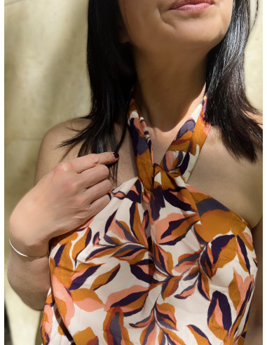 Aurora viscose crepe fabric - My Dress Made