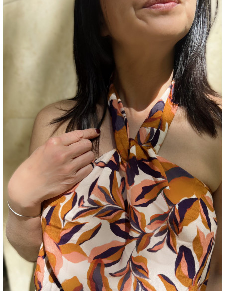 Aurora viscose crepe fabric - My Dress Made