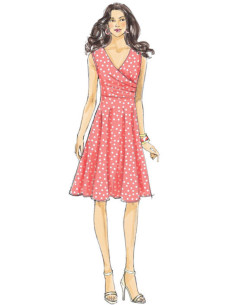 Dress and belt pattern - Butterick 6446 2
