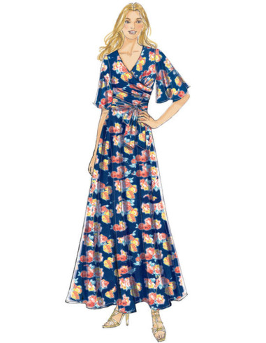 Dress and belt pattern - Butterick 6446