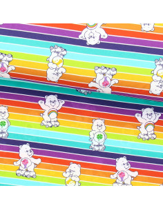 Care Bears Jersey Fabric - Rainbow