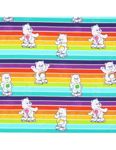 Care Bears Jersey Fabric - Rainbow 2