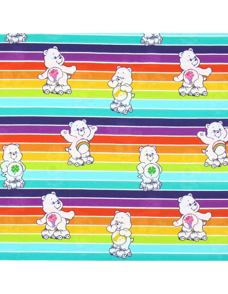 Care Bears Jersey Fabric - Rainbow
