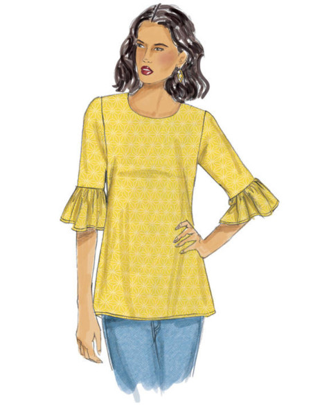 High Neckline Pattern - Butterick 6456