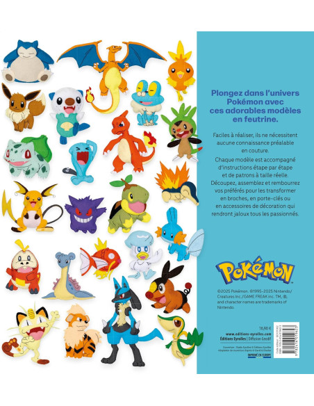 Felt Pokémon book