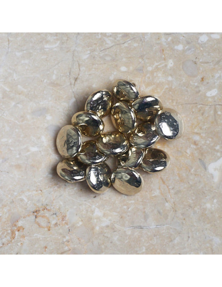 Moon Button - Gold