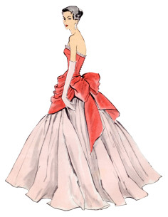 Dress and bodice pattern - Vogue 1931