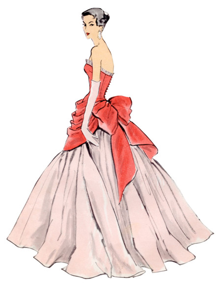 Dress and bodice pattern - Vogue 1931
