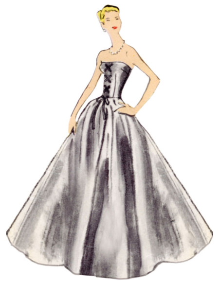 Dress and bodice pattern - Vogue 1931