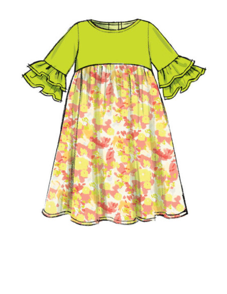 Children's dress pattern - McCall's 7558