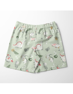 Lycra swimsuit fabric - Green Dinoz 2