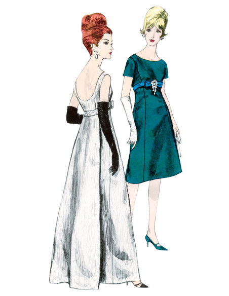 Vintage dress pattern - Vogue 1965