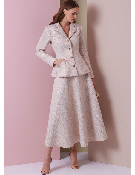 Jacket, skirt, and pants pattern - Vogue 2018