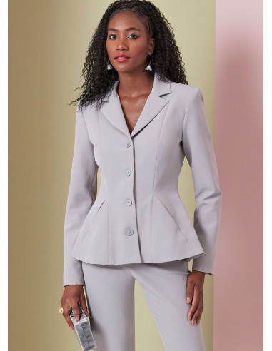 Jacket, skirt, and pants pattern - Vogue 2018