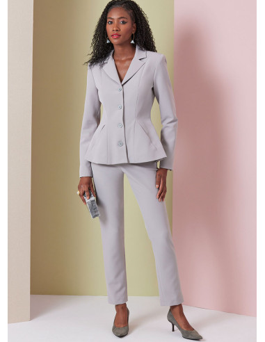 Jacket, skirt, and pants pattern - Vogue 2018