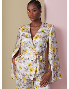 Top pattern, dressing gown, and pants - Vogue 2020