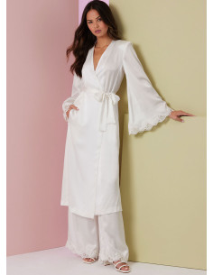 Top pattern, dressing gown, and pants - Vogue 2020 2