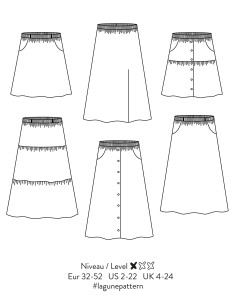 Lagoon Skirt Pattern - Atelier Scämmit 2
