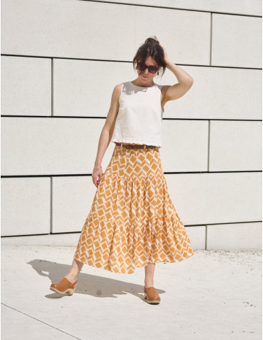 Lagoon Skirt Pattern - Atelier Scämmit
