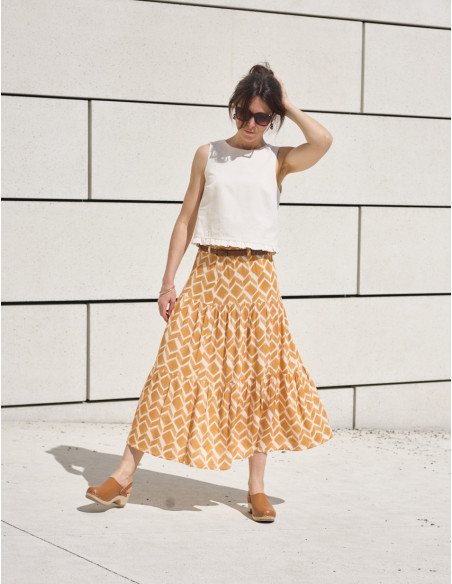 Lagoon Skirt Pattern - Atelier Scämmit