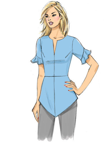 High top pattern - Butterick 6663