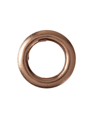 Box of 10 copper jersey snap buttons with 10 mm tool