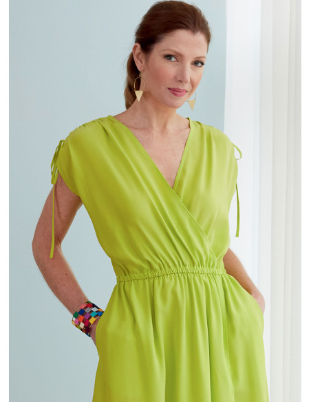 Jumpsuit and belt pattern - Butterick 6756