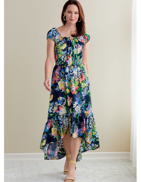 Dress and belt pattern - Butterick 6757