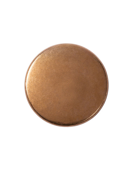 Box of 10 copper anorak snap buttons with 15 mm tool