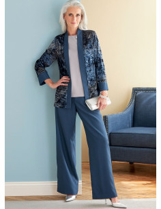 Jacket, dress, top, skirt, and pants pattern - Butterick 6796