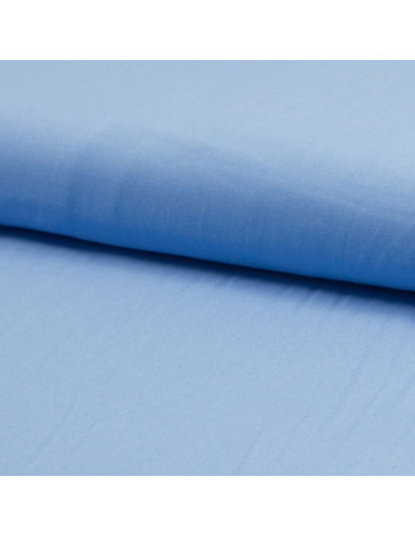 Viscose poplin fabric - Blue