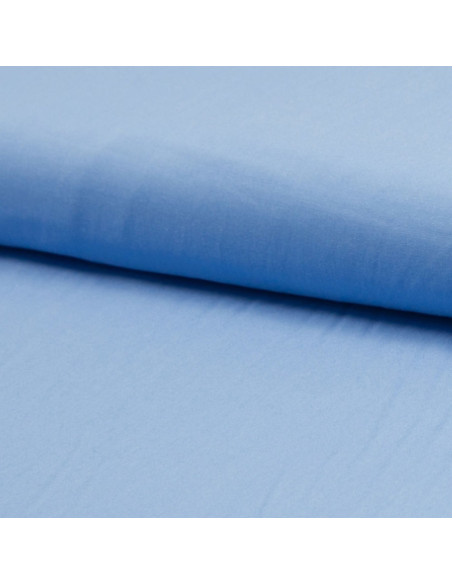 Viscose poplin fabric - Blue