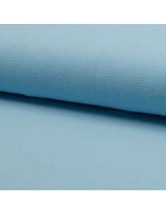 Light stretch crepe fabric - Blue