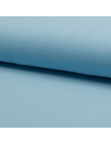 Light stretch crepe fabric - Blue