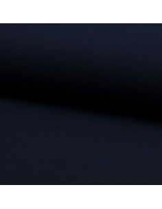 Light stretch crepe fabric - Navy blue