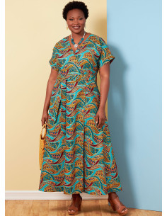 Dress and belt pattern - Butterick 6873
