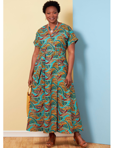 Dress and belt pattern - Butterick 6873