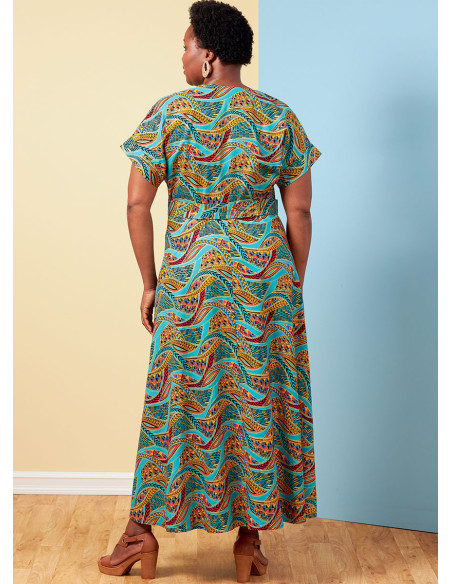 Dress and belt pattern - Butterick 6873