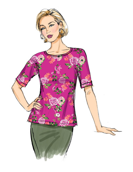 High top pattern - Butterick 6874