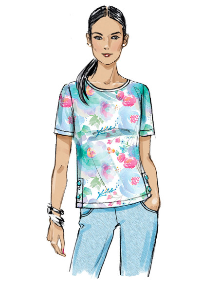 High top pattern - Butterick 6874