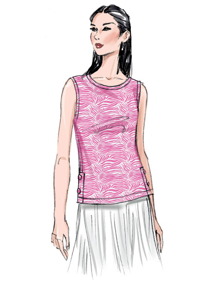 High top pattern - Butterick 6874