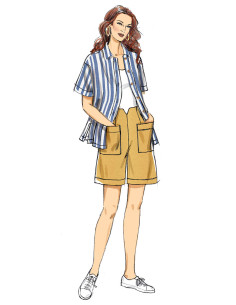 Shirt, pants, and shorts pattern - Butterick 6880 2