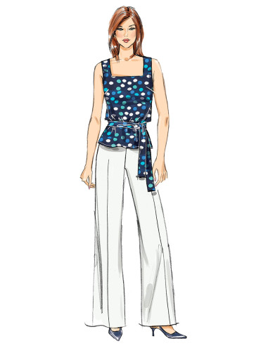 Jacket, dress, top, pants pattern - Butterick 6882