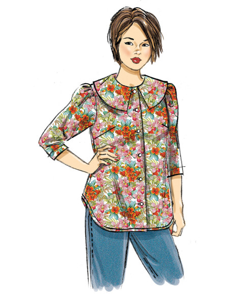 High top pattern - Butterick 6896
