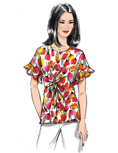 High top pattern - Butterick 6899