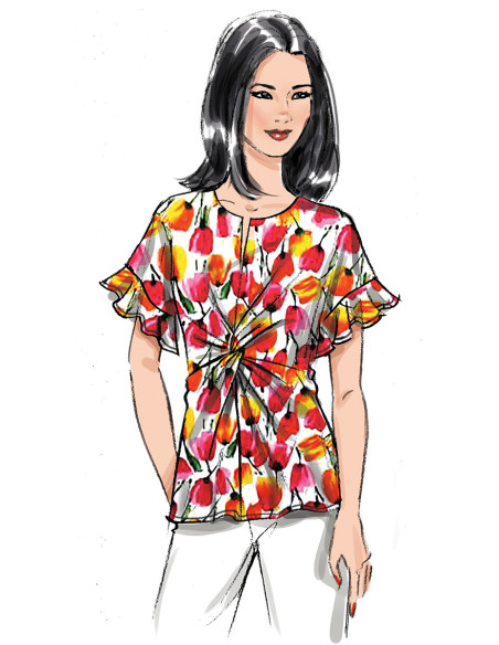High top pattern - Butterick 6899