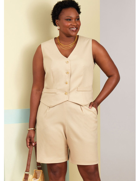 Vest, pants, and shorts pattern - Butterick 6902