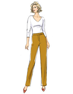 Pants pattern with belt - Butterick 6910 2
