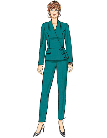 Jacket and pants pattern - Butterick 6915