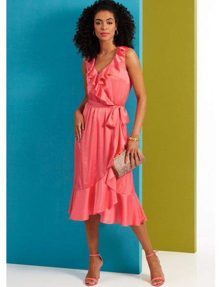 Dress and belt pattern - Butterick 6926